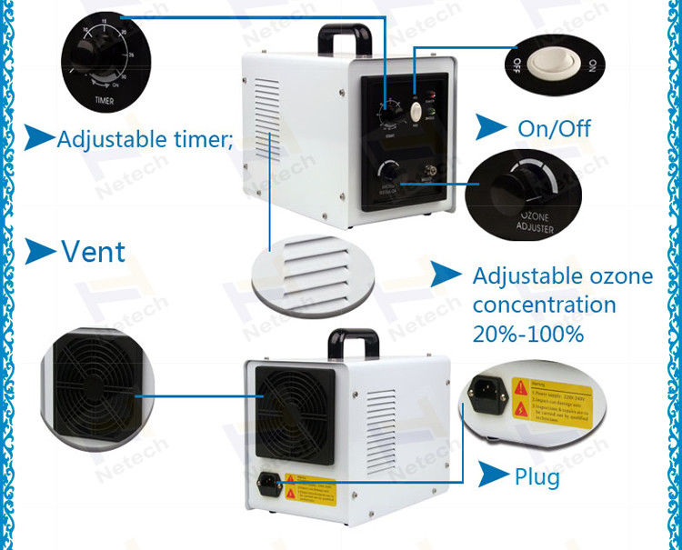 3 / 5G Corona Discharge Commercial Ozone Generator Home Use 5.6kg